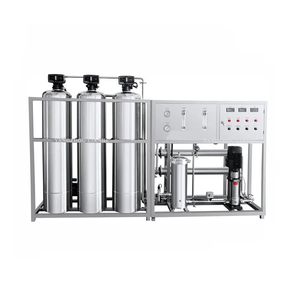 रिवर्स ऑस्मोसिस पानी प्रणाली 500 लीटर प्रति घंटे गर्म बिक्री औद्योगिक जल उपचार शोधक मशीन आरओ सिस्टम