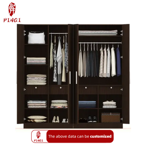YG-72 Promozione di Fabbrica <span class=keywords><strong>Armadio</strong></span> a 3 <span class=keywords><strong>Ante</strong></span> <span class=keywords><strong>Scorrevoli</strong></span> in Legno Guardaroba per Camera da Letto Domestica - Product Image 2