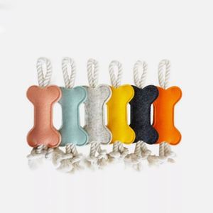 Juguete Masticable Multifuncional de Fieltro para Perros, en Forma de Hueso, Juguete de Cumpleaños para Perros, Juguete Interactivo para Cachorros - Product Image 3