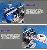 Machine d'étiquetage de table professionnelle K Snow semi-automatique électrique PLC pour adhésifs, plastique, métal, verre, papier et boîtes