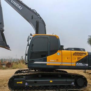 Excavadora Hyundai 220-9S usada en gran oferta con precio barato en stock y componentes básicos que incluyen bomba de engranajes de motor y rodamiento - Product Image 1