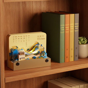 Échantillon gratuit <span class=keywords><strong>Calendrier</strong></span> 3D personnalisé avec logo et lumière LED Cadeau d'entreprise haut de gamme - Product Image 3