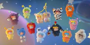 Nouvelle Collection en Gros 100% Officielle Q Kid Wave <span class=keywords><strong>Club</strong></span> Série 12 Pièces/Boîte Poupées en Vinyle et Peluche Boîte Mystère Porte-clés Breloques de Sac pour Cadeau - Product Image 2