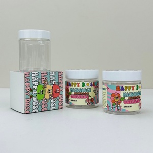 Contenants de stockage en plastique PET à large ouverture, étanches, avec couvercles, 4oz, 6oz, 8oz, 10oz, 16oz - Product Image 2