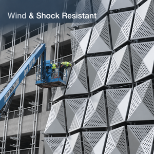 Revestimiento Metálico Perforado en Forma de Pirámide de Alta Resistencia a la Carga, Resistente al Viento y a los Impactos, para Arquitectura Urbana - Product Image 1