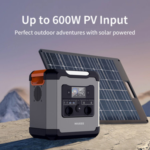 Station d'alimentation portable 2000W 1200W 1500W, batterie au lithium, générateur solaire portable avec panneaux solaires - Product Image 6