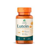 Gélules de lutéine OEM |   Capsules d'extrait de marigold à la lutéine 20 mg, personnalisées pour les compléments alimentaires et les boissons, OEM ODM, marque privée