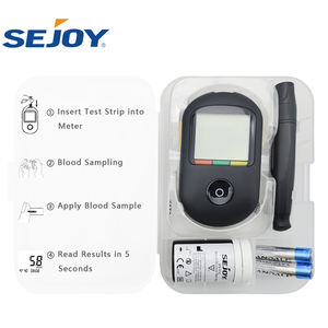 Glucómetro Sejoy, Kit de prueba de diabetes, máquina de prueba de glucosa en sangre, glucómetro con Bluetooth - Product Image 2