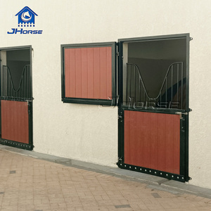 JHorse installa facilmente porte da fienile per attrezzature per cavalli con struttura in vetro inossidabile zincato - Product Image 6