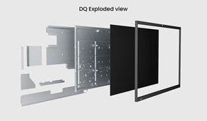 Kit d'encastrement complet en métal thermolaqué Hiseeview avec trous VESA pour tableau interactif intelligent de 75 pouces - Product Image 5