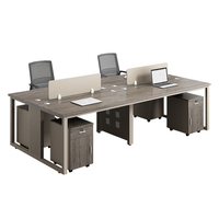 Mobilier de bureau moderne BGZ-27 ensemble tables et chaises de bureau table de travail fabriquée en chine table de bureau du personnel en forme de l