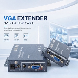 Extensor <span class=keywords><strong>VGA</strong></span> Adaptativo Local <span class=keywords><strong>de</strong></span> 300m/100m sobre Cable Cat5e/6, 1920x1440, Construcción Metálica para Aplicaciones <span class=keywords><strong>de</strong></span> Señalización Digital - Product Image 1