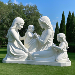 Amour coeur meilleure maman fête des mères commémorer Sculpture dessin animé ornements public extérieur poupée carré parc jardin Art décor Statue - Product Image 3