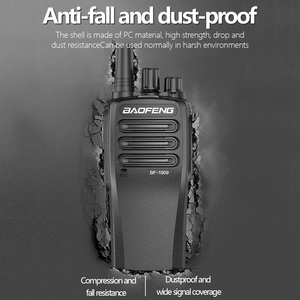 วิทยุสื่อสารแบบสองทาง Baofeng Bf 1909 10W VHF คลื่นความถี่เดียว พร้อมใบรับรอง CE FCC 136-174MHz ชาร์จผ่านพอร์ต Type-C แบตเตอรี่ 3800mAh - Product Image 2
