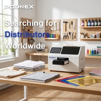 Imprimante à plat tout-en-un PodNEX A3 DX7 nouvelle génération, automatique, CMYK, UV, jet d'encre, transfert thermique, 2400 DPI, contrôle Android, compatible Flex Phone/AirPods