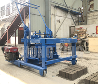 QMY4-40 Machine de fabrication de blocs diesel mobiles Machine de fabrication de blocs de ciment Prix de la machine