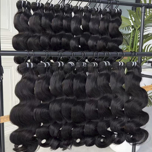 Paquetes de Cabello Humano Virgen Indio Ondulado al por Mayor, Paquetes de Cabello Vietnamita con Cutícula Alineada, Proveedor de Paquetes de Cabello Humano Sin Procesar - Product Image 2