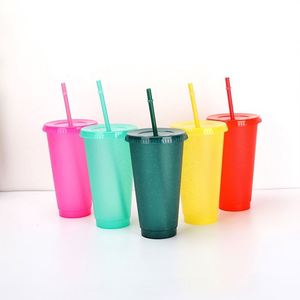 16 24Oz Pp Disposable Cup With Lid Juice Drink Custom <b>Boba</b> <b>Bubble</b> Milk Tea Plastic Cups - Product Image 1
