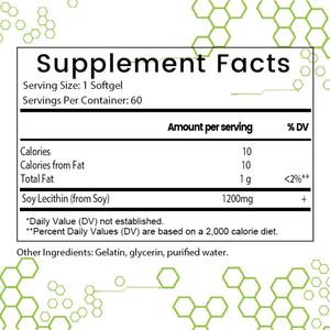 Capsules de lécithine de soja OEM ODM pour soutenir la santé des articulations, améliorer la capacité métabolique, favoriser la santé du cœur et du cerveau, complément énergétique - Product Image 2