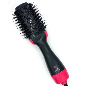 Secador de pelo y estilizador de un solo paso de 1000W en 1 secador de pelo y estilizador de cepillo de aire caliente | Desenredar, secar y alisar el cabello