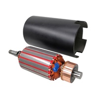 Moteur de portail coulissant 12V 24V DC à engrenage à vis sans fin D49 D59 D63 76mm 63mm