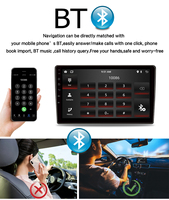 Radio Multimedia Inteligente Android Universal JAC MTK8227 de 9 Pulgadas y 10 Pulgadas para Automóvil, Navegación GPS, Reproductor de Audio Estéreo 2 DIN, Carplay