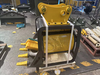 Godet de criblage rotatif hydraulique MONDE pour déchets de construction, sable et pierre