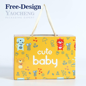 Free Design Corrugated Toys Display Box Shoe Box Corrugated Box With Handle