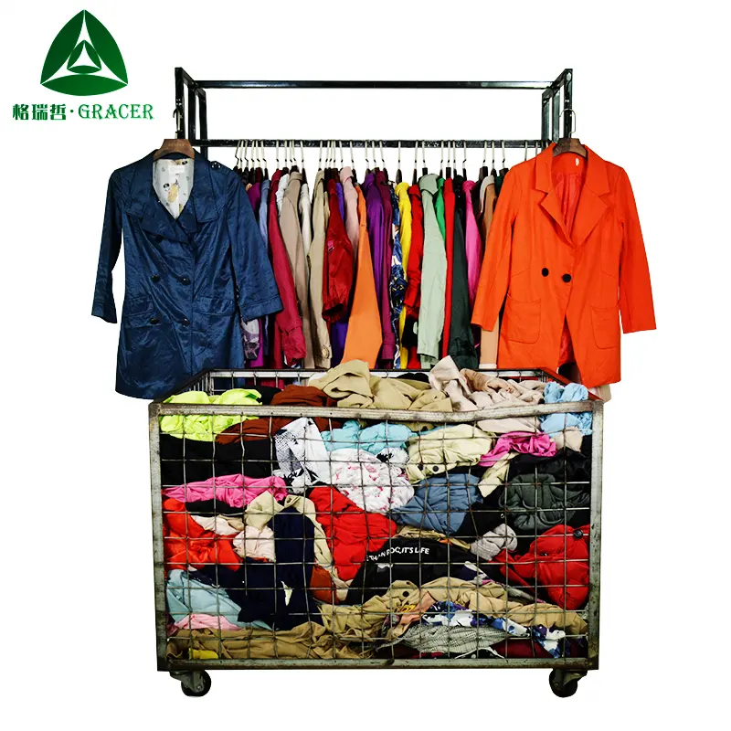 Name Brand Bulk Used Clothes Windbreaker Used Clothing from USA