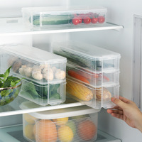 Boîte de conservation alimentaire transparente A2901 pour réfrigérateur, multicouche, en aluminium, pour une conservation optimale