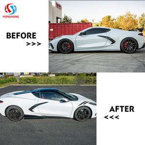 Jupes latérales en gros Chaoshenghang pour <span class=keywords><strong>Chevrolet</strong></span> <span class=keywords><strong>Corvette</strong></span> <span class=keywords><strong>C8</strong></span> Stingray 3VM, accessoires de kit carrosserie 2020 2021 <span class=keywords><strong>2022</strong></span> 2023 - Product Image 5