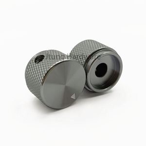 Perillas de aluminio gris hilado para codificador de control rotatorio y potenciómetro, con eje para montaje en panel - Product Image 3