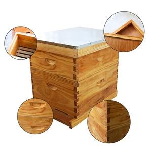 Sâu 8 Khung/10 Khung Cơ Thể Tổ Ong Langstroth Chưa Lắp Ráp Hộp Tổ Ong Siêu Lớn Mật Ong (Tổ Ong Sáp) - Product Image 5