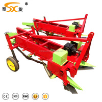 Mini-récolteuse d'arachides à fixer sur tracteur avec roulement, haute productivité, 25-35 CV, largeur de travail 800 mm, 2 rangs