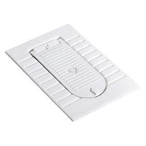 Ensemble WC à la turque en céramique moderne et minimaliste avec réservoir et couvercle, à poser au sol pour usage domestique, équipé d'un siphon anti-odeurs - Product Image 1