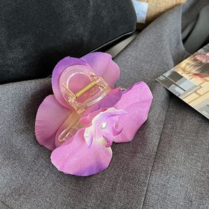 Spring Summer Dry <b>Flower</b> Rhinestone Mini Plastic Fabric <b>Sweet</b> Style Unisex Hair Claw Clip Shark Clip Holiday Daily Party - Product Image 6