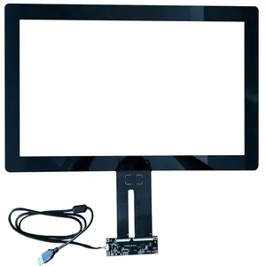 Industrial Custom Touchscreen Glass 10.1 15 15.6 18.5 21.5 32 43 Inch ILITEK USB Multi PCAP Capacitive Touch Screen Panel Kit