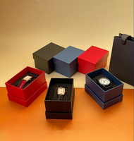 Coffrets cadeaux de montre personnalisés Boîte de montre en papier rigide de luxe avec insert en mousse