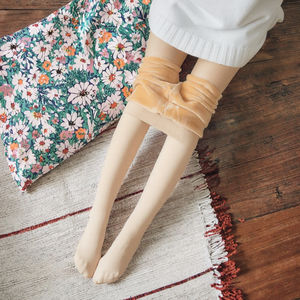 Automne hiver dames pantalon une pièce personnalisé <span class=keywords><strong>couleur</strong></span> <span class=keywords><strong>chair</strong></span> Plus velours sans couture opaque tricoté collants mince <span class=keywords><strong>chaud</strong></span> Leggings - Product Image 3