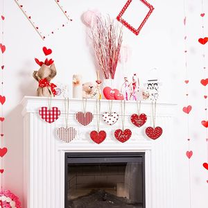 Adorno Colgante de Madera en Forma de Corazón para el Día de San Valentín y Fiestas de Cumpleaños, Placa Decorativa para Escenarios - Product Image 3