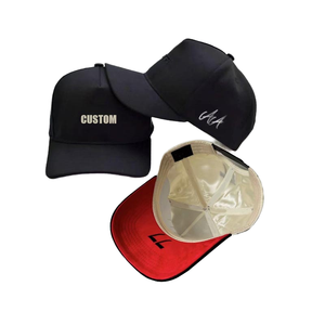Cappellino da baseball unisex M.B.<span class=keywords><strong>L</strong></span>.A. completamente chiuso a 5 pannelli, ricamo 3D, fibbia in metallo, cotone comune, per il mercato transfrontaliero americano - Product Image 1