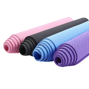 Directo de fábrica de alta calidad de 6mm de espesor TPE Yoga Mat logotipo personalizado antideslizante al por mayor - Product Image 3