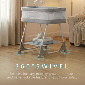 Cuna Mecedora Plegable para Bebé, Columpio para Dormitorio, Precio de Fábrica - Product Image 6