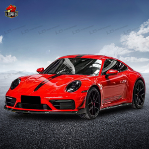 Pour Porsche <span class=keywords><strong>911</strong></span> 992 2019-2024 WP Style diffuseur arrière en Fiber de carbone becquet jupes latérales Kit de corps de lèvre avant - Product Image 3