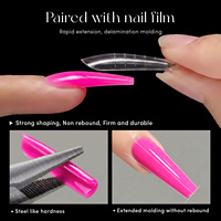 JTING 2026 Tendance Ongles 15g Gel Constructeur Néon Effet Gelée 6 Couleurs Semi-Solide Vernis à Ongles Sans HEMA Ni TPO Gel Polish OEM Personnalisé Gel Extension