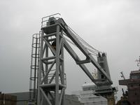 Grue hydraulique personnalisée 30t, grue à flèche articulée, grue flottante marine, grue à flèche marine, grue de bateau, grue araignée