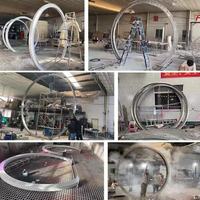 Arche d'entrée LED portable et réglable avec tunnel lumineux RGB pour événements et fêtes, idéale pour la décoration de passerelles - Vente en gros usine SMOOTH Iron