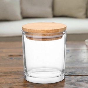 Bán Buôn Lọ Nến Trong Suốt 6Oz 8Oz 9Oz 10Oz 12Oz Sang Trọng Bình Đựng Nến Thủy Tinh Có Nắp Cho Nến Thơm - Product Image 5