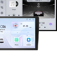Système de navigation automobile DeYongwang Android à grand écran OLED 9/10 pouces, résolution 1024x600, tout-en-un pour CarPlay sans fil