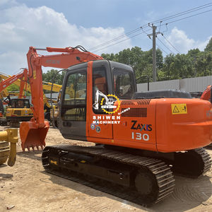 Excavadora de orugas HITACHI ZX130 usada de alta calidad Buen estado Precio incluye núcleo de rodamiento de bomba de motor 1 año de garantía - Product Image 3